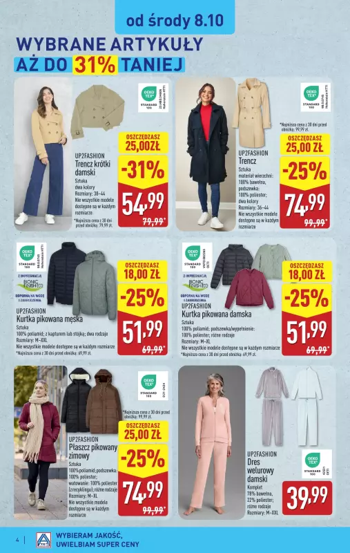 Aldi - gazetka promocyjna Aldi ma to coś! od poniedziałku 06.10 do soboty 11.10 - strona 4