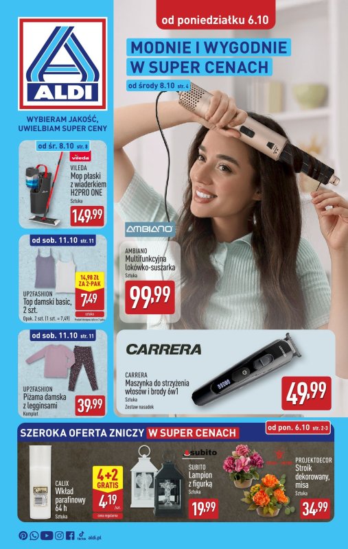 Aldi - gazetka promocyjna Aldi ma to coś! od poniedziałku 06.10 do soboty 11.10