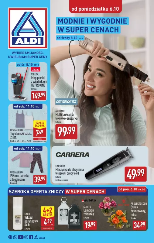 Aldi - gazetka promocyjna Aldi ma to coś! od poniedziałku 06.10 do soboty 11.10