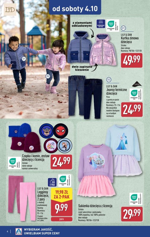 Aldi - gazetka promocyjna Super okazje od soboty! od soboty 04.10 do piątku 10.10 - strona 4