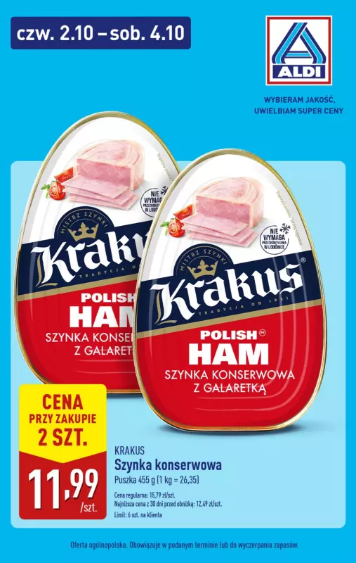 Aldi - gazetka promocyjna Weekend super cen w Aldi!   - strona 3