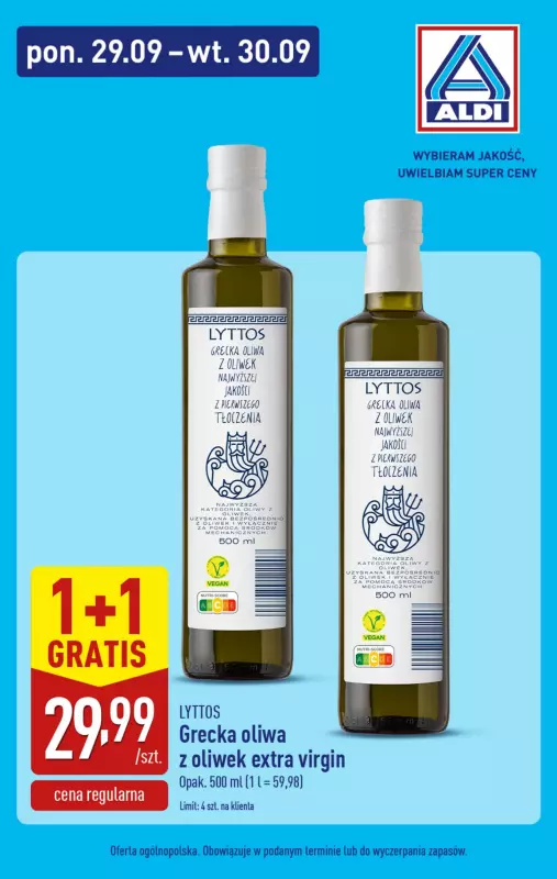 Aldi - gazetka promocyjna Aldi super ceny! od poniedziałku 29.09 do wtorku 30.09 - strona 2