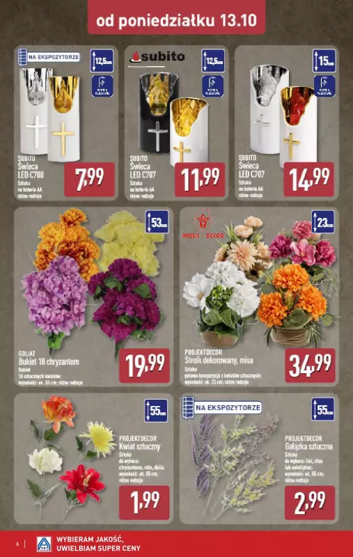 Aldi - gazetka promocyjna Aldi ma to coś! od poniedziałku 06.10 do soboty 11.10 - strona 6