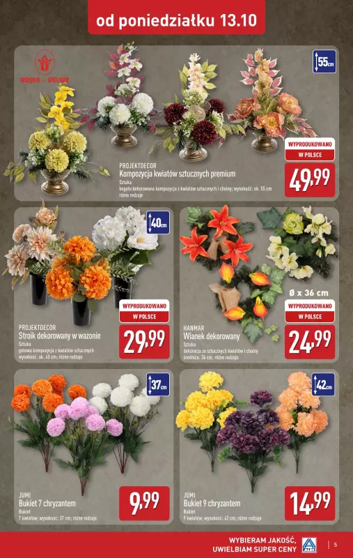 Aldi - gazetka promocyjna Aldi ma to coś! od poniedziałku 06.10 do soboty 11.10 - strona 5