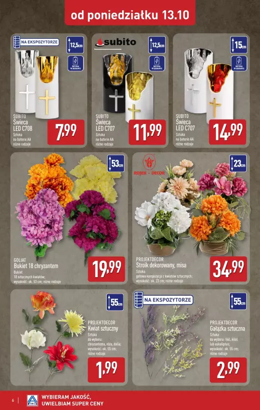 Aldi - gazetka promocyjna Aldi ma to coś! od poniedziałku 06.10 do soboty 11.10 - strona 6