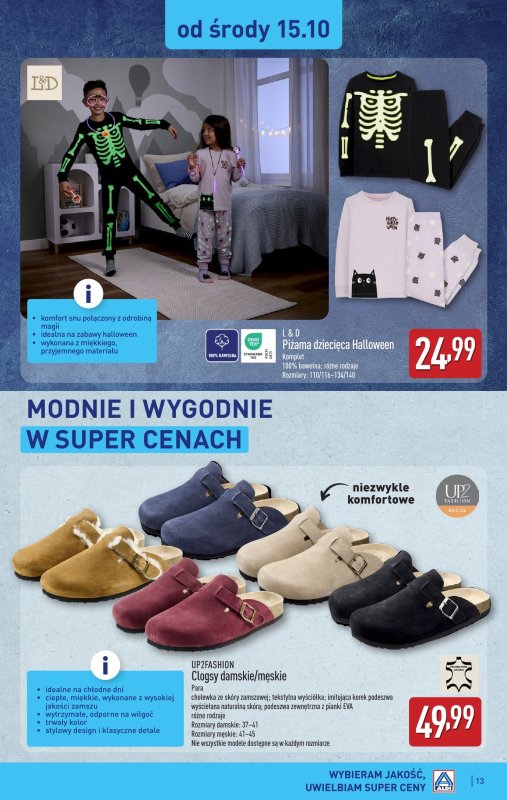 Aldi - gazetka promocyjna Aldi ma to coś! od poniedziałku 06.10 do soboty 11.10 - strona 13