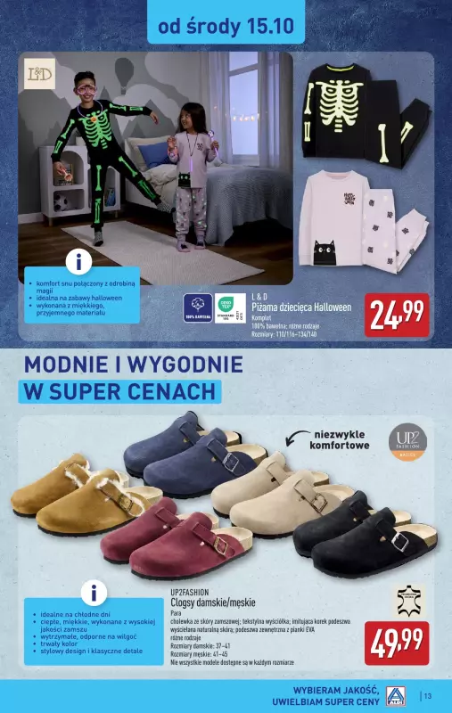 Aldi - gazetka promocyjna Aldi ma to coś! od poniedziałku 06.10 do soboty 11.10 - strona 13