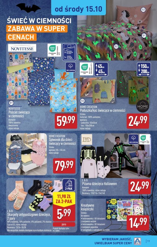 Aldi - gazetka promocyjna Aldi ma to coś! od poniedziałku 06.10 do soboty 11.10 - strona 11