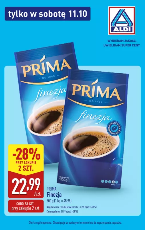 Aldi - gazetka promocyjna Tylko w sobotę! od soboty 11.10 do soboty 11.10 - strona 2