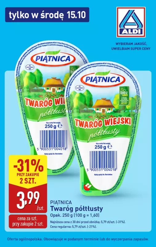 Aldi - gazetka promocyjna Tylko w środę!   - strona 3