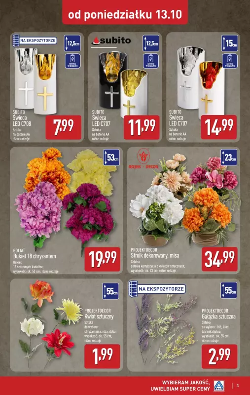 Aldi - gazetka promocyjna Światełko pamięci   - strona 3