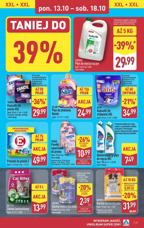 Aldi - gazetka promocyjna Pełny katalog! od poniedziałku 13.10 do soboty 18.10 - strona 13
