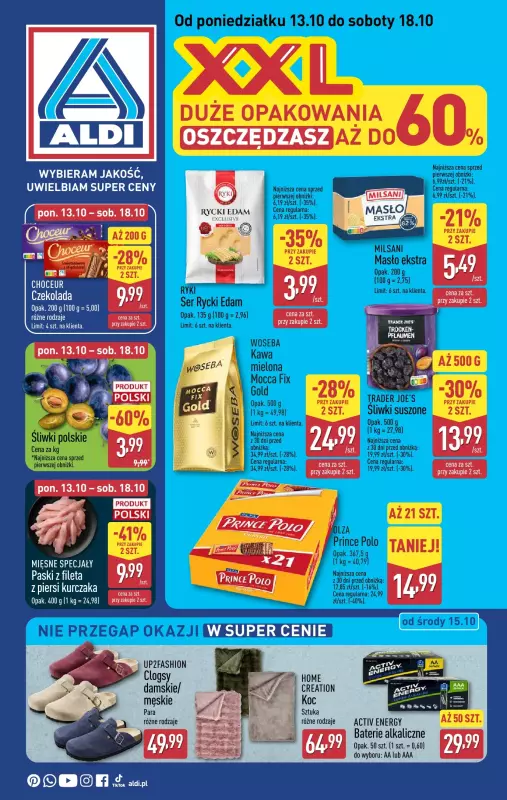 Aldi - gazetka promocyjna Pełny katalog! od poniedziałku 13.10 do soboty 18.10