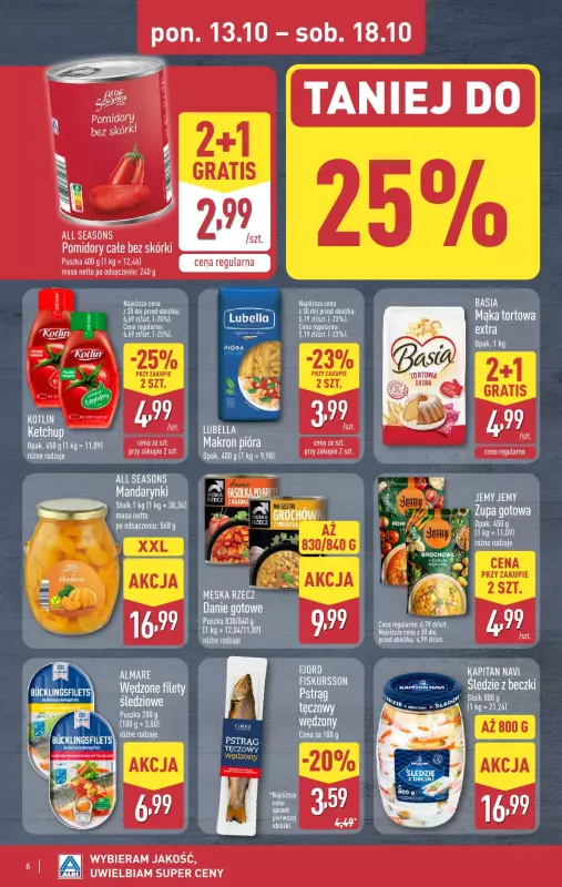Aldi - gazetka promocyjna Pełny katalog! od poniedziałku 13.10 do soboty 18.10 - strona 6