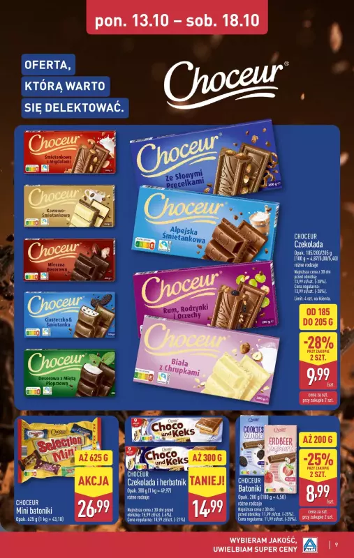 Aldi - gazetka promocyjna Pełny katalog! od poniedziałku 13.10 do soboty 18.10 - strona 9