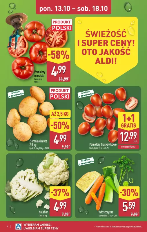 Aldi - gazetka promocyjna Pełny katalog! od poniedziałku 13.10 do soboty 18.10 - strona 2
