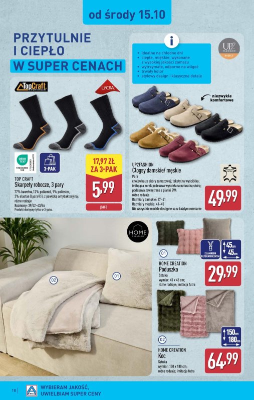 Aldi - gazetka promocyjna Pełny katalog! od poniedziałku 13.10 do soboty 18.10 - strona 18
