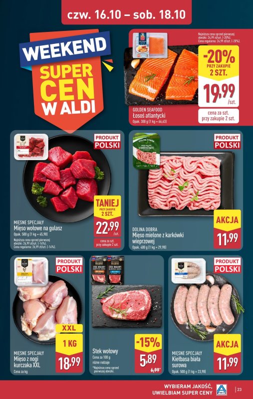 Aldi - gazetka promocyjna Pełny katalog! od poniedziałku 13.10 do soboty 18.10 - strona 23