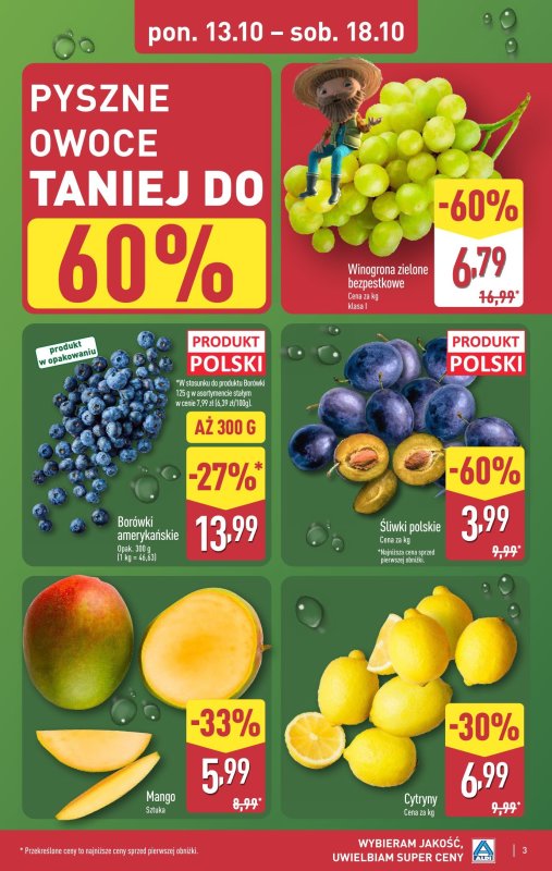 Aldi - gazetka promocyjna Pełny katalog! od poniedziałku 13.10 do soboty 18.10 - strona 3