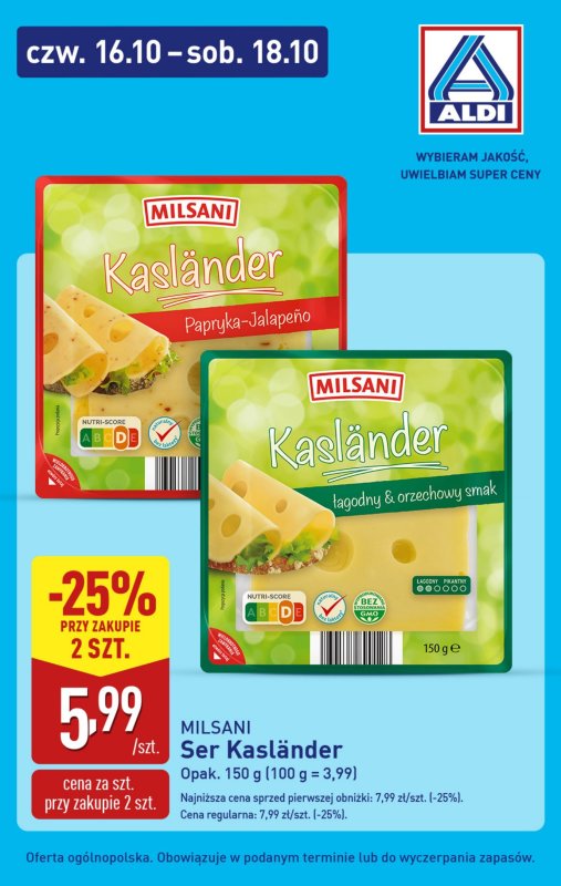 Aldi - gazetka promocyjna Super ceny Aldi! od czwartku 16.10 do soboty 18.10 - strona 7