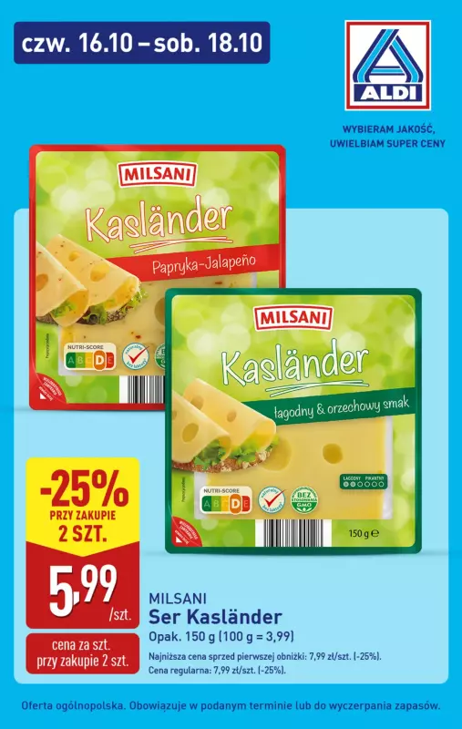 Aldi - gazetka promocyjna Super ceny Aldi! od czwartku 16.10 do soboty 18.10 - strona 7