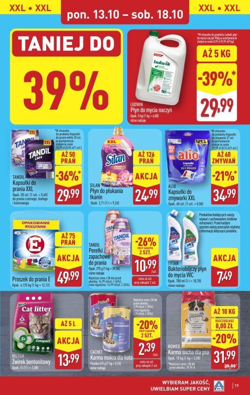 Aldi - gazetka promocyjna Pełny katalog! od poniedziałku 13.10 do soboty 18.10 - strona 19