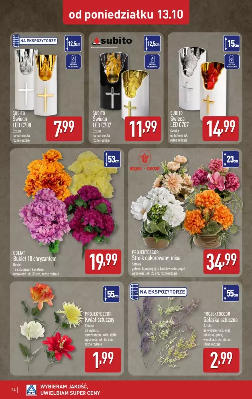 Aldi - gazetka promocyjna Pełny katalog! od poniedziałku 13.10 do soboty 18.10 - strona 24