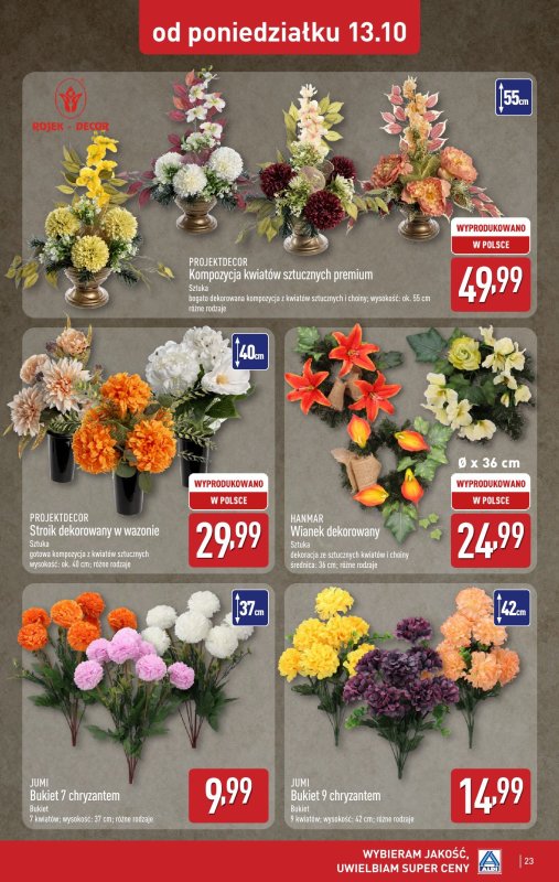 Aldi - gazetka promocyjna Pełny katalog! od poniedziałku 13.10 do soboty 18.10 - strona 23