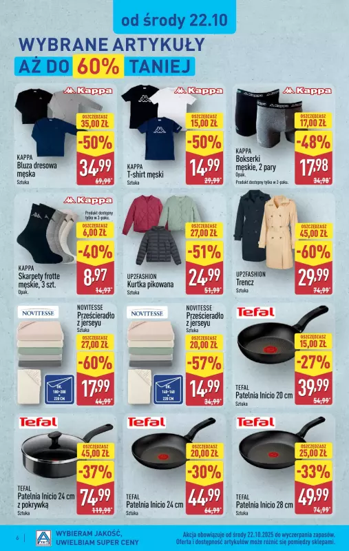 Aldi - gazetka promocyjna Aldi ma to coś! od środy 22.10 do soboty 25.10 - strona 6