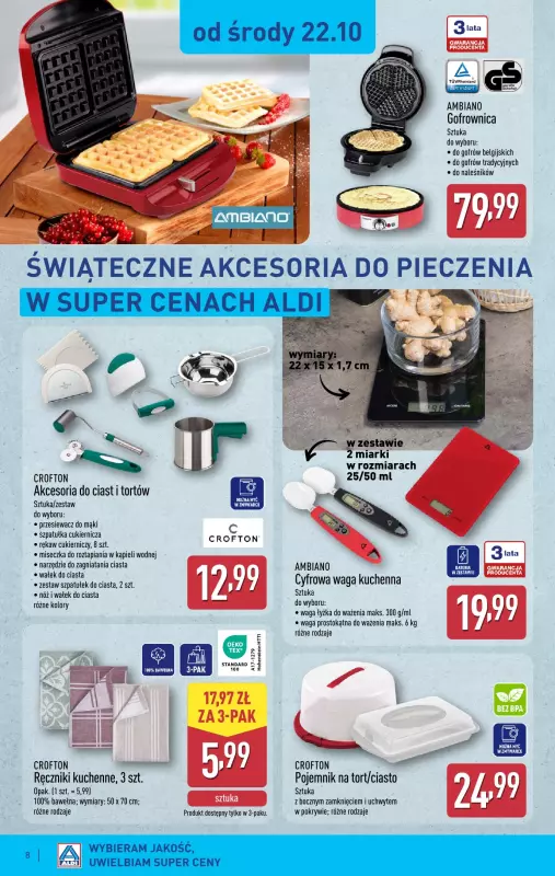 Aldi - gazetka promocyjna Aldi ma to coś! od środy 22.10 do soboty 25.10 - strona 8