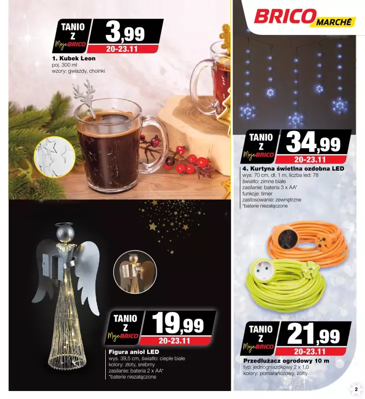 Bricomarche - gazetka promocyjna Oferta Specjalna od środy 20.11 do soboty 23.11 - strona 2