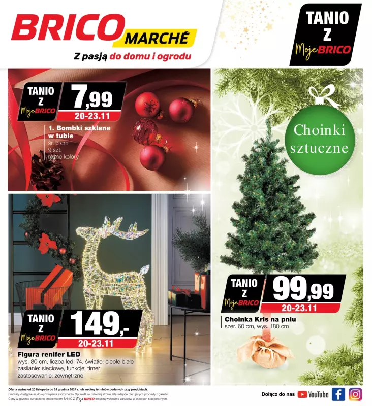 Bricomarche - gazetka promocyjna Oferta Specjalna od środy 20.11 do soboty 23.11