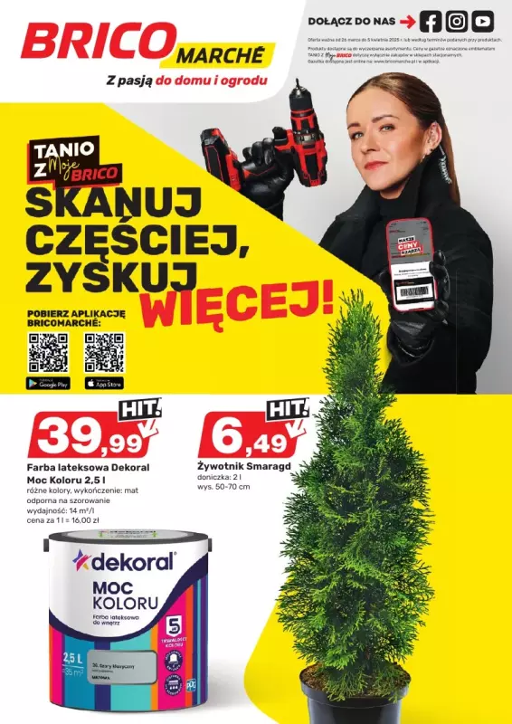Bricomarche - gazetka promocyjna Gazetka od środy 26.03 do soboty 05.04