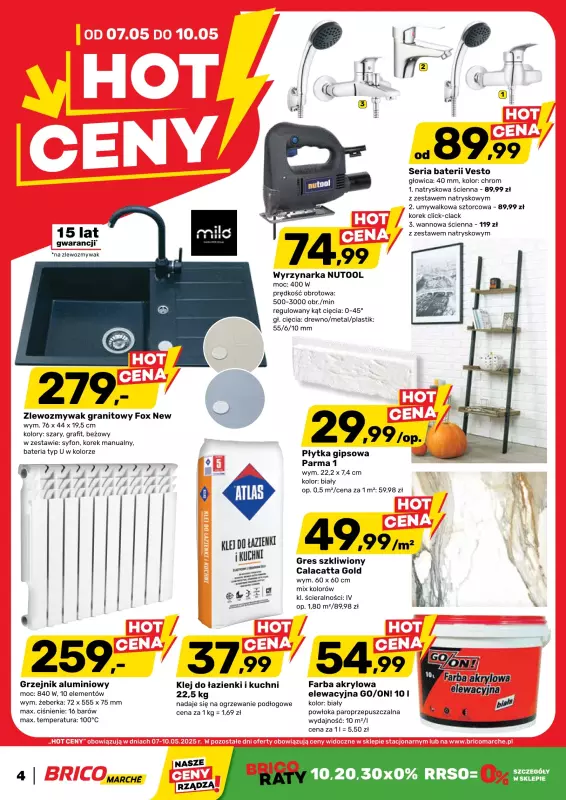 Bricomarche - gazetka promocyjna Gazetka od środy 07.05 do soboty 17.05 - strona 4