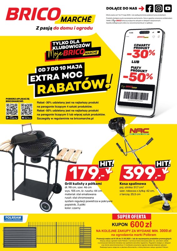 Bricomarche - gazetka promocyjna Gazetka od środy 07.05 do soboty 17.05
