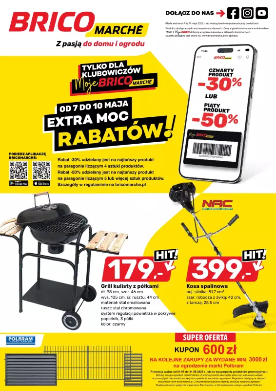 Bricomarche - gazetka promocyjna Gazetka od środy 07.05 do soboty 17.05