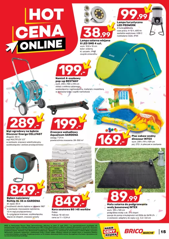 Bricomarche - gazetka promocyjna Gazetka od środy 21.05 do soboty 31.05 - strona 15