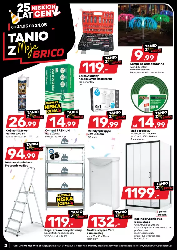Bricomarche - gazetka promocyjna Gazetka od środy 21.05 do soboty 31.05 - strona 2