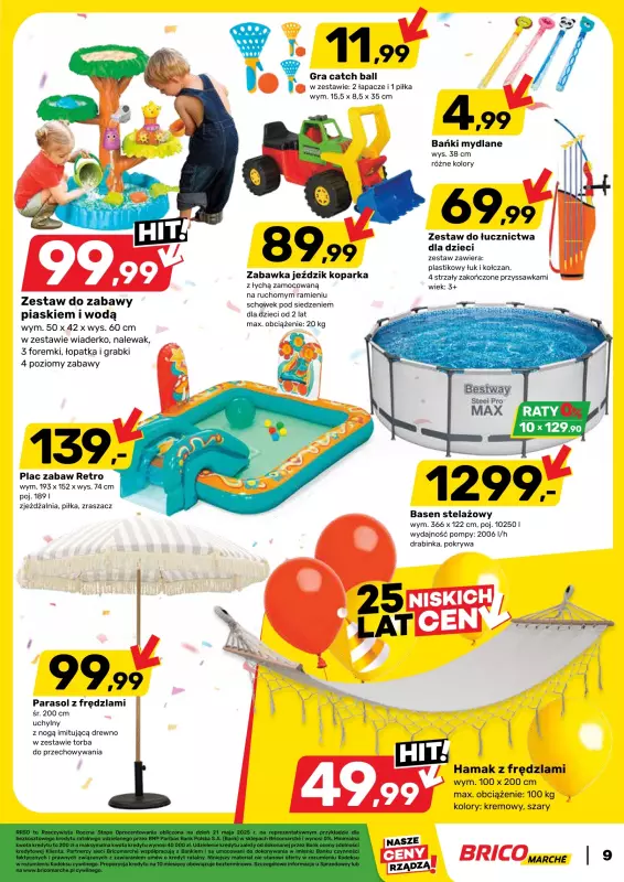 Bricomarche - gazetka promocyjna Gazetka od środy 21.05 do soboty 31.05 - strona 9