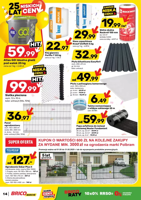 Bricomarche - gazetka promocyjna Gazetka od środy 21.05 do soboty 31.05 - strona 14