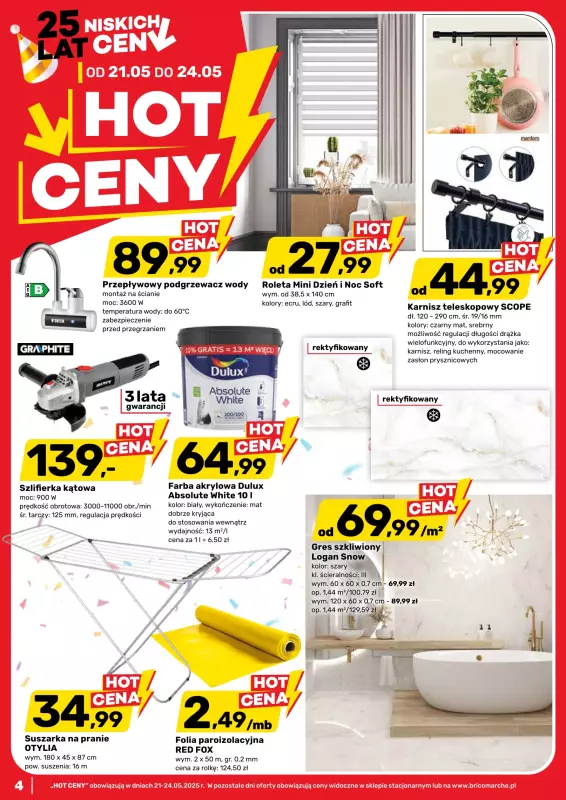 Bricomarche - gazetka promocyjna Gazetka od środy 21.05 do soboty 31.05 - strona 4