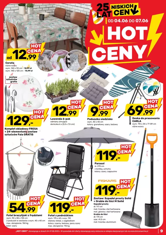 Bricomarche - gazetka promocyjna Gazetka od środy 04.06 do soboty 14.06 - strona 9