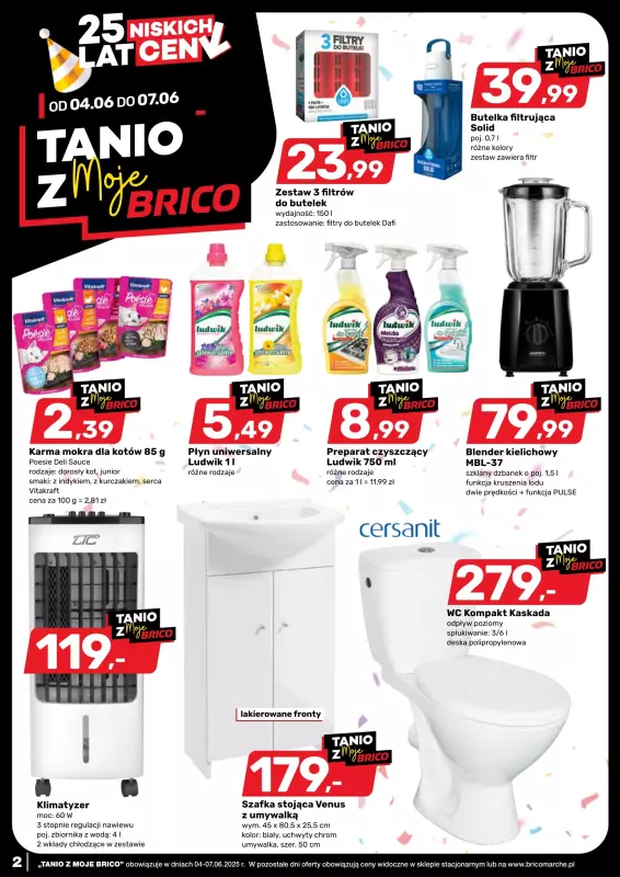 Bricomarche - gazetka promocyjna Tanio z MojeBrico od środy 04.06 do soboty 07.06