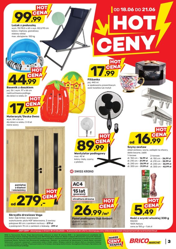 Bricomarche - gazetka promocyjna Gazetka  do niedzieli 29.06 - strona 3