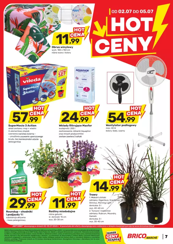Bricomarche - gazetka promocyjna Gazetka od środy 02.07 do soboty 12.07 - strona 7