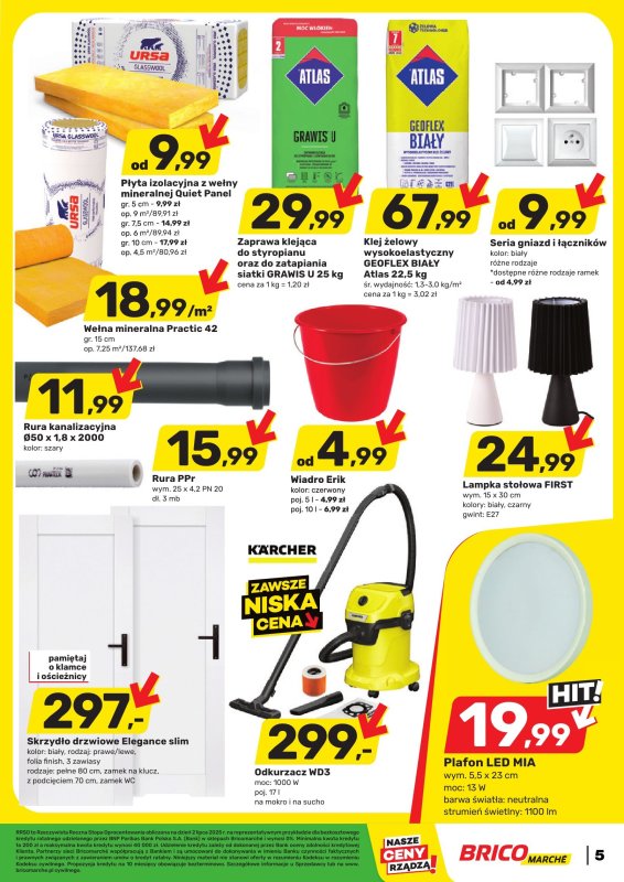 Bricomarche - gazetka promocyjna Gazetka od środy 02.07 do soboty 12.07 - strona 5