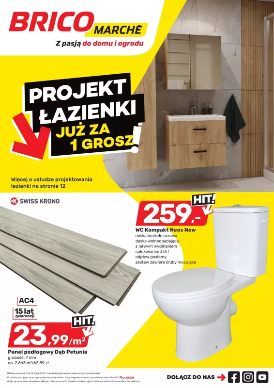 Bricomarche - gazetka promocyjna Gazetka od środy 02.07 do soboty 12.07