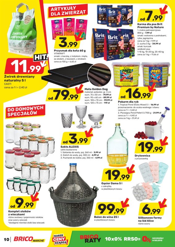 Bricomarche - gazetka promocyjna Gazetka od środy 02.07 do soboty 12.07 - strona 10