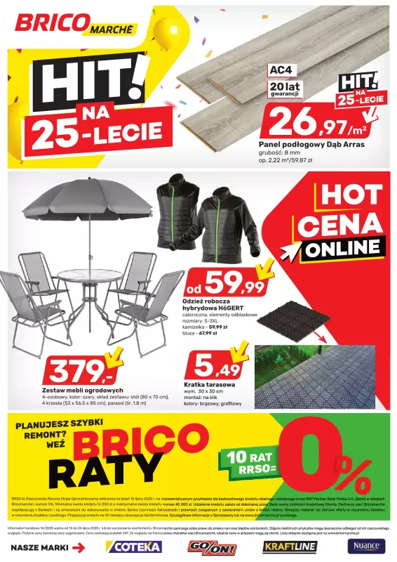 Bricomarche - gazetka promocyjna Gazetka od środy 16.07 do soboty 26.07 - strona 8