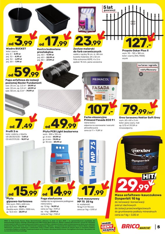 Bricomarche - gazetka promocyjna Gazetka od środy 16.07 do soboty 26.07 - strona 5